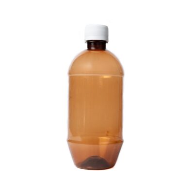 Plain amber Pet Bottle